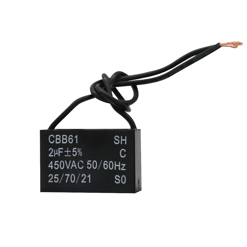 Domi CBB61 10 Uf 400v Fan Capacitor E163532 Air Conditioner Fan Small Electric Machine Capacitor