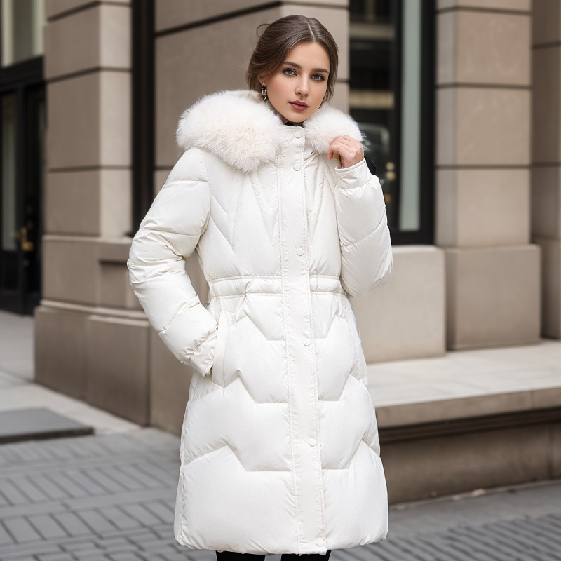 D&M winter new women's cotton clothes parka women fur coat cotton jacket down cotton jacket warm jacket