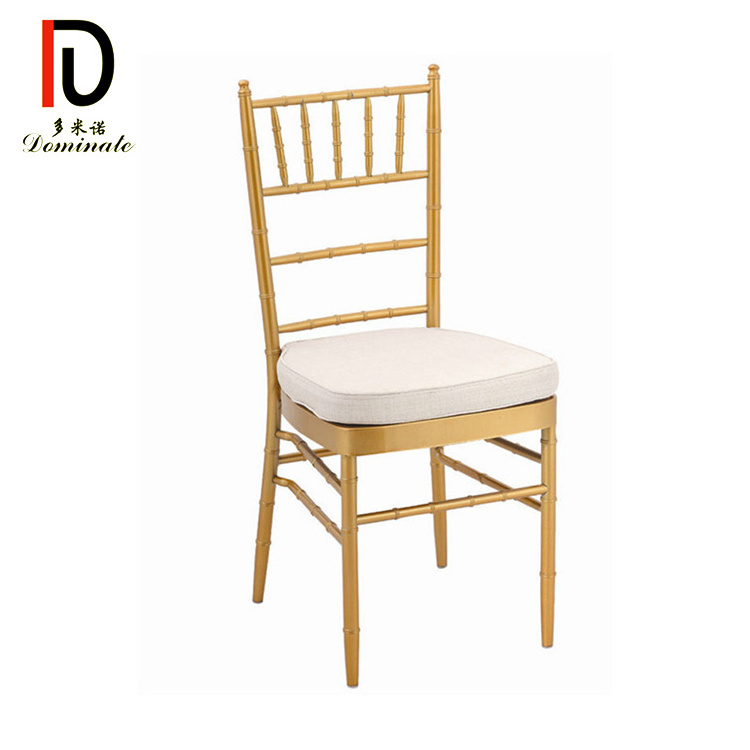 Hot style elegant event furniture iron frame cross back wedding party chairs