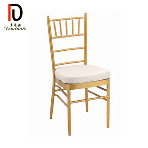 Hot style elegant event furniture iron frame cross back wedding party chairs