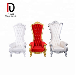 European Style White Throne Chair For Wedding