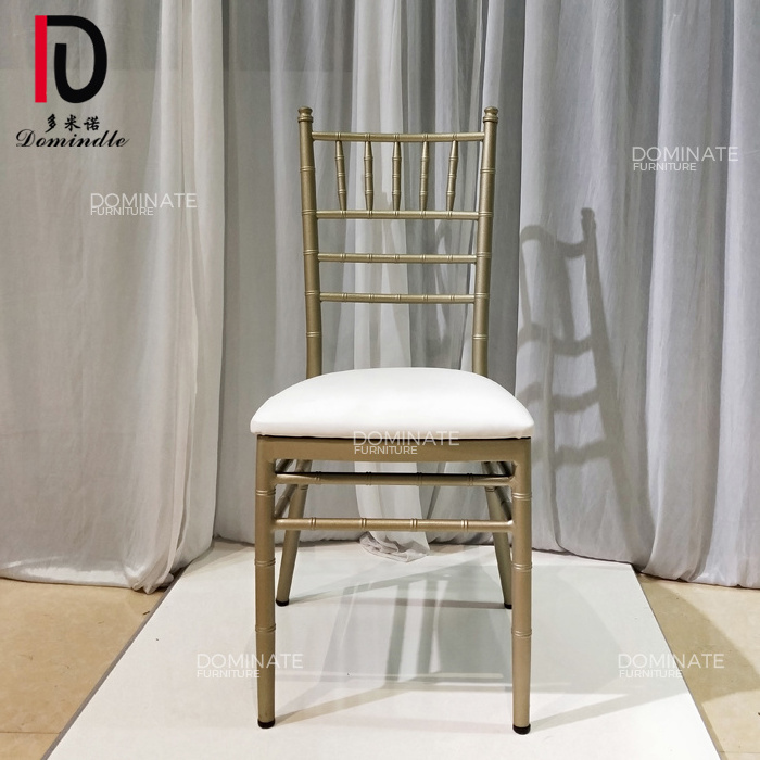 Hot style elegant event furniture iron frame cross back wedding party chairs