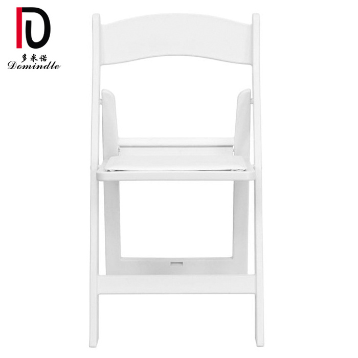 Outdoor White black Colors Wedding Banquet Event Stackable Foldable Plastic Resin Folding Chairs