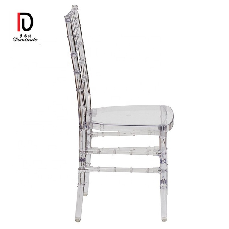 cheap stacking  commercial plastic clear pc crystal Acrylic Resin Rental Event Party wedding Bamboo  chiavari chairs