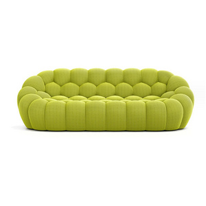 Modern Hot Sale simple fabric sofa designer model curved sofa pumpkin shaped living room furniture sofa