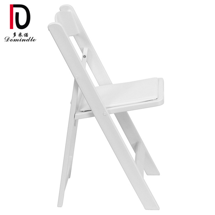 Outdoor White black Colors Wedding Banquet Event Stackable Foldable Plastic Resin Folding Chairs