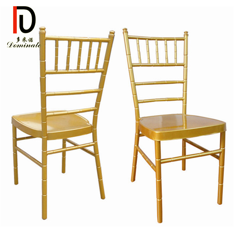 Hotel Furniture Commercial Banquet Iron Metal Gold Aluminum Hotell Hall Wedding Chair