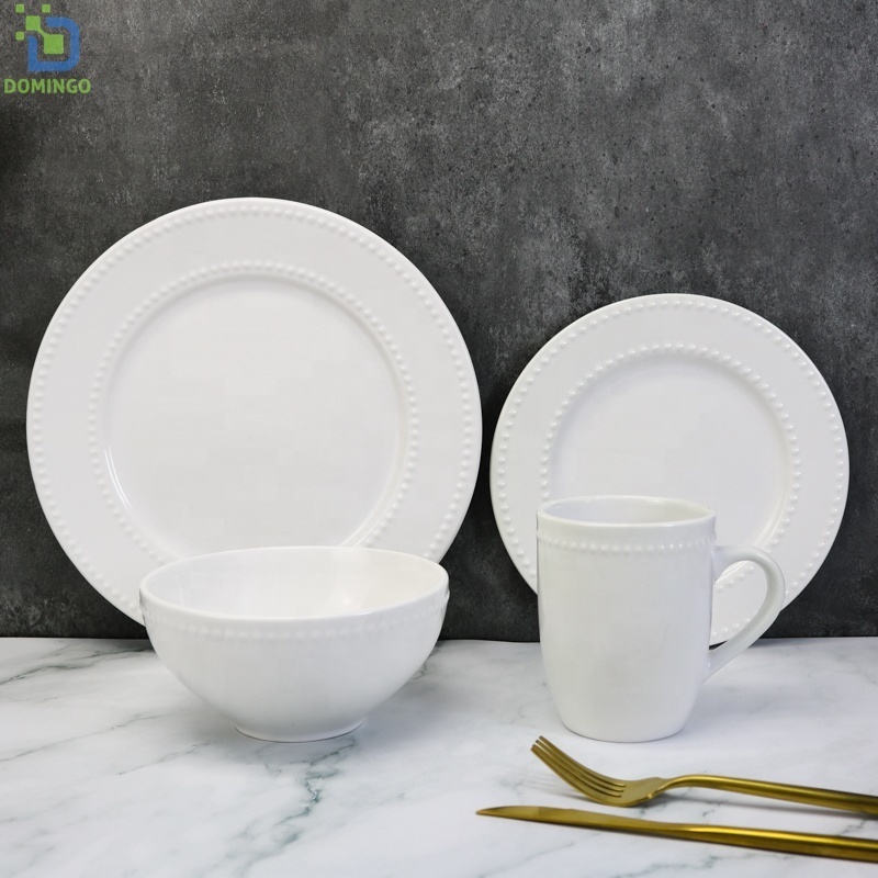 Ab Grade Plates Brist Shiny Dinnerware Porcelain Dinner Sets Under Glazed