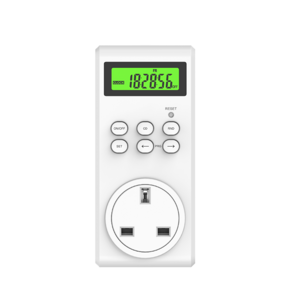 Beautiful Electronic Digital Weekly Timer Switch Socket with UK Plug Socket 19 Program Timer