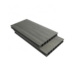 Co Extrusion WPC Outdoor Decking Stylish Invisible Gap Composite Decking Material Ecofriendly