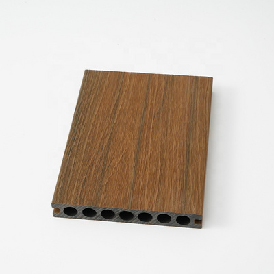 Co Extrusion Composite Decking Wpc Outdoor Decking Board Invisible Gap Decking