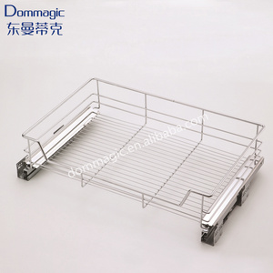 For 600 700 720 750 800 900 Mm 24 28 29 30 32 36 " Inch Kitchen Cabinet Stainless Steel Chromed Pull Out Storage Wire Basket