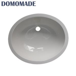 China Good Price Handmade Modern Bathroom White Acrylic Home Round Bathroom Basin