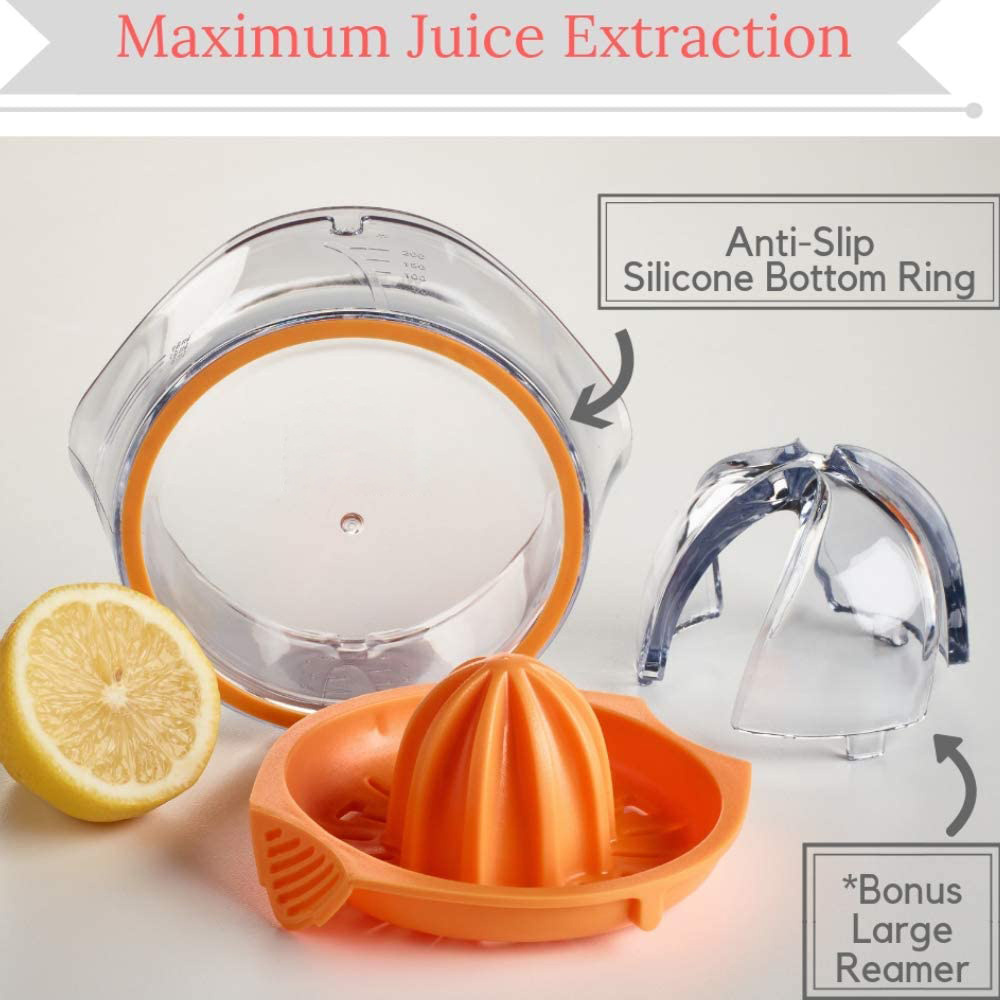 Fruit Bird Stainless Steel Slice Lemon Lime Orange Citrus Plastic Hand Manual Squeezer Press Juicer Extractor With Container