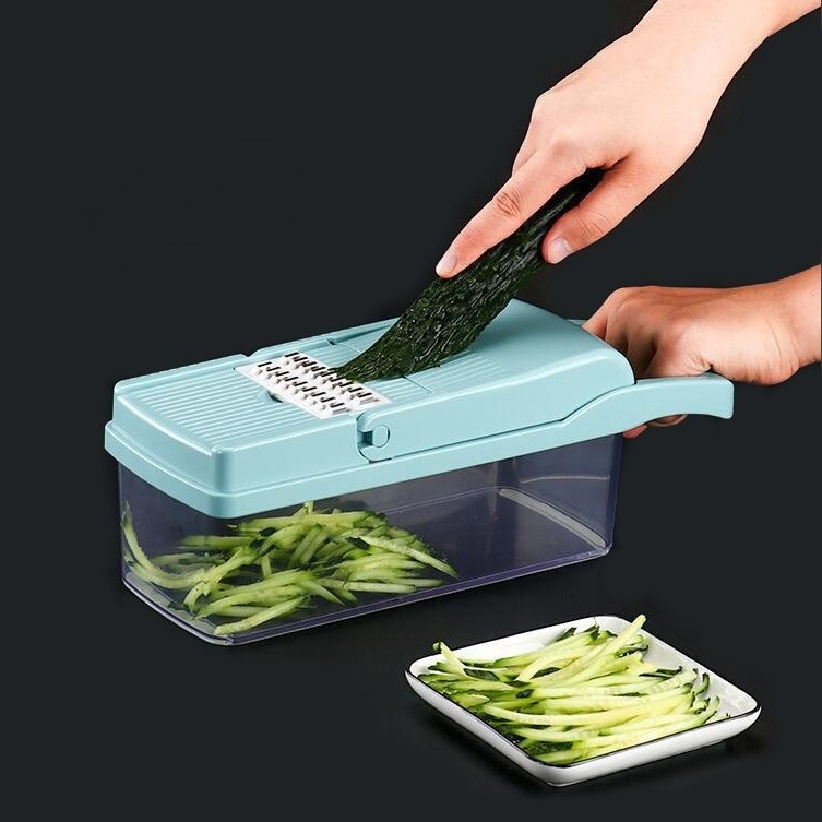 New Style Multi-functional Hand Held Manual Cutting Tool Onion Dicer Veggie Fruits And Slicer Potatoes Vegetable Chopper