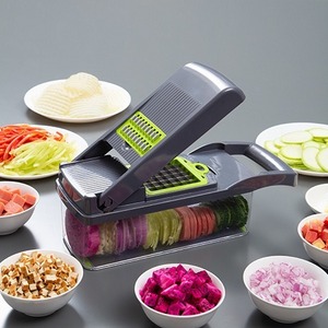 Hot Sale 9-in-1 Vegetable Chopper Mandoline Onion Slicer Cutter Multi-functional Hand Held Vegetable Chopper Onion Cutter