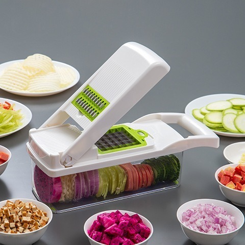 Hot Sale 9-in-1 Vegetable Chopper Mandoline Onion Slicer Cutter Multi-functional Hand Held Vegetable Chopper Onion Cutter