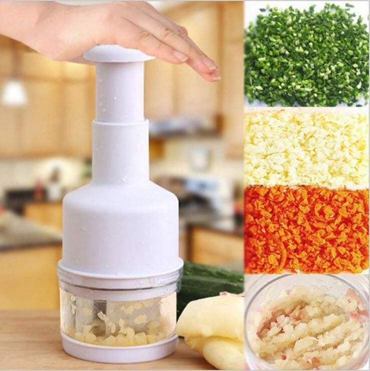 Hot Sale Multi-Function Hand Press Kitchen Tools Manual Vegetable Cutter Garlic Onion Chopper