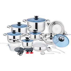 High quality 25pcs nonstick thick stainless steel pots and pans cookware sets cooking cookware set