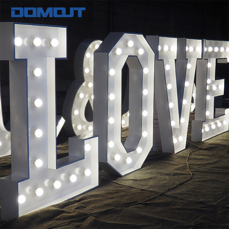 4ft Marquee Letters Love Led Bulb Wedding Marry Me Illuminated Letters Signboard 3 Feet Marquee Letter