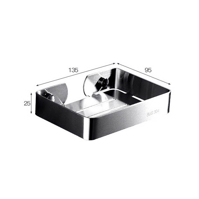 304 stainless steel Wall  mounted Soap dish holder   for bathroom