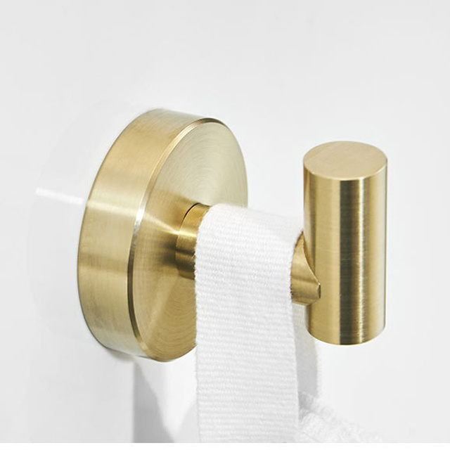 Bathroom Hardware Set, Brushed  gold Stainless Steel  towel bar cloth hook and paper towel roll  holder Wall Mounted Set