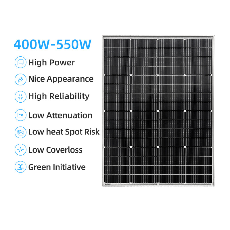 Manufacture 700w 690w 680w 670 watt Bifacial Shingled Solar Power Panel Mono Home Use 1000w Solar Panel Complete Kit