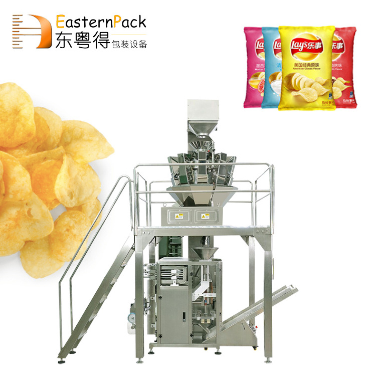 Multi-Function Full Automatic Banana Chips / Potato Chips / Plantain Chips Packing machine