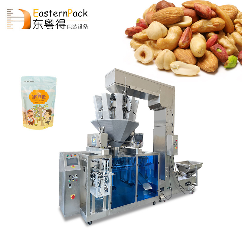 Maquina Mini Pouch Packaging Machinery Dried Fruit Doy Bag Chip Food Doypack Packing Machine