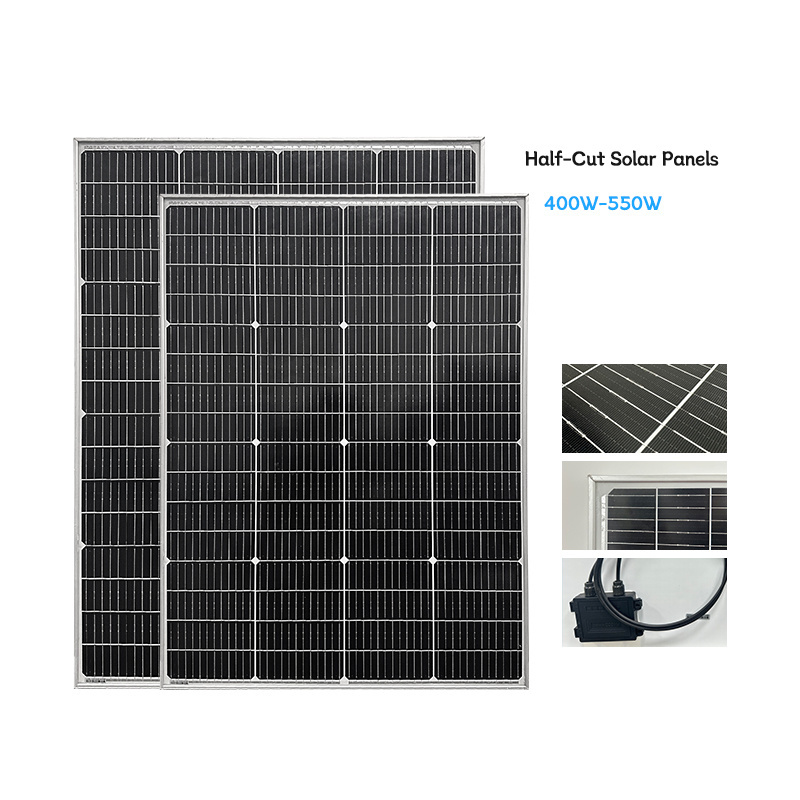 Manufacture 700w 690w 680w 670 watt Bifacial Shingled Solar Power Panel Mono Home Use 1000w Solar Panel Complete Kit