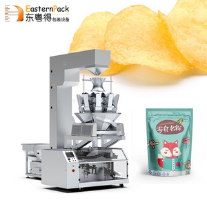 Automatic Doypack Premade Zipper Bag Potato Chips Biscuit Snack Packaging Snack Food Pouch Filling Sealing Packing Machine