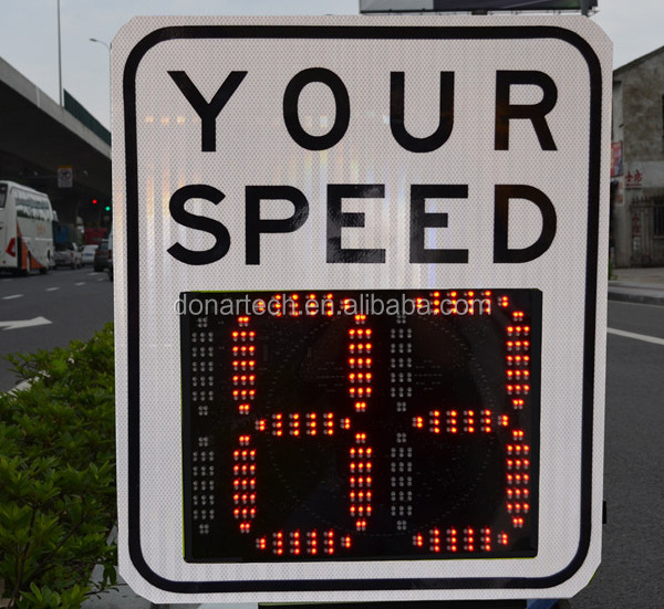 Radar Detective Traffic Speed Warning Sign Board