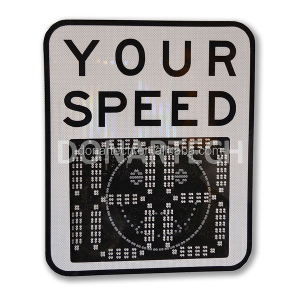 Radar Detective Traffic Speed Warning Sign Board