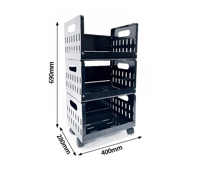 Hot Sale Fruit Basket Drainer Rack Storage Fruit Basket 3 Tier Countertop Rack Rotating Storage Rack For Kitchen Fruit Basket