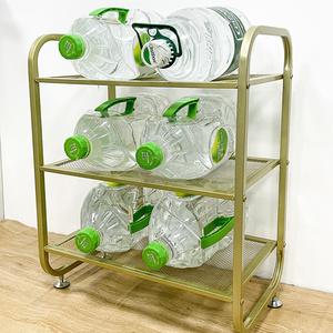 The world's best-selling product three layers of large-capacity cabinet-style iron fine mesh shoe rack