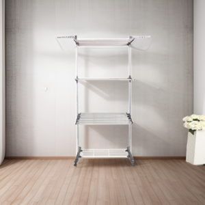 Clothing Rack Boutique Clothes Garment Retail Store Metal Garment Clothes Rack With Shelves