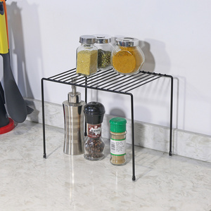 High Quality Step Shelf Spice Storage Holder Countertop Floor Large Spice Rack Supplies Organizer