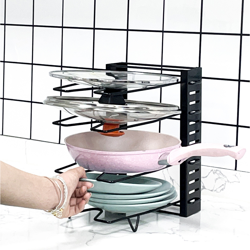 Professional Quality Hanging Pot Racks For Kitchen Pot Storage Rack