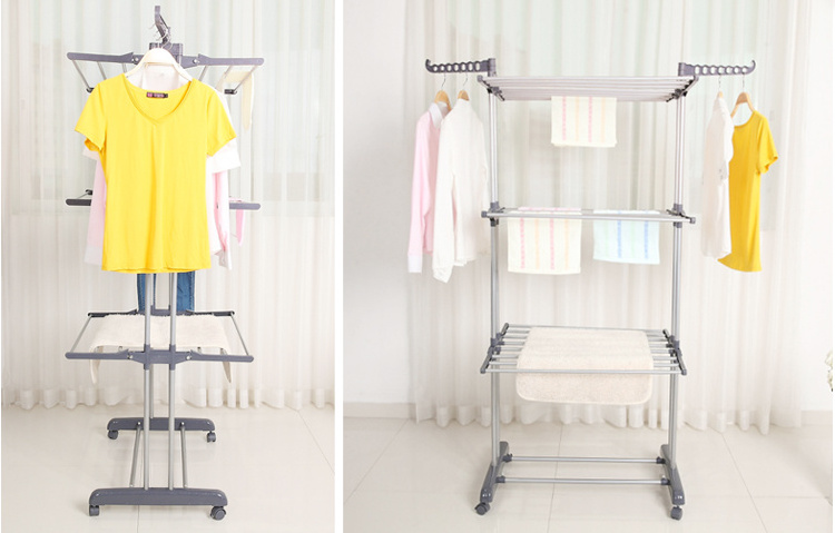 Clothing Rack Boutique Clothes Garment Retail Store Metal Garment Clothes Rack With Shelves