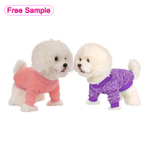 Polo Designer Jacket Custom Velvet Velour Coat Pet Clothing Clothes Blank Dog Face Hoodies for Dogs