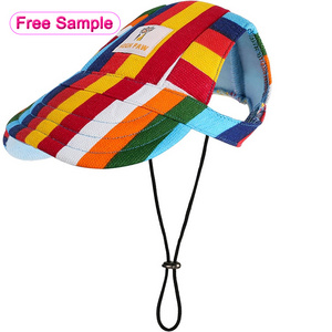 Outdoor Accessories Sun Bonnet Cap Small Puppy Pets Summer Print Cap Dog Baseball Pet Dog Caps