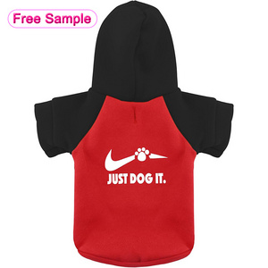 Wholesale Customize Dog Clothes Spring Fall Fashion Knitted Basic Dog Hoodie Pet Clothing