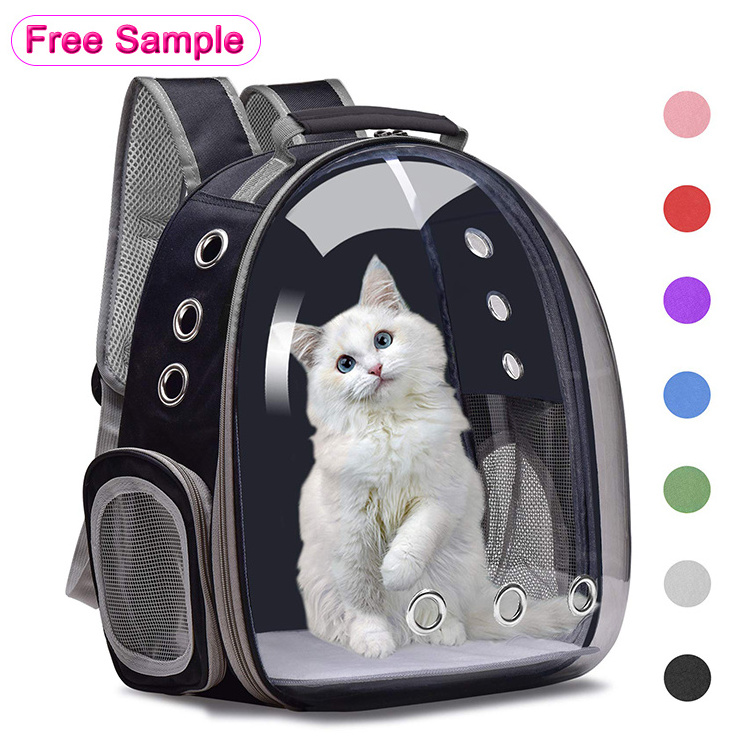 Travel Outdoor Portable Transparent Capsule Expandable Bubble Breathable Shoulder Bag Pet Carrier Cat Backpack for Cats