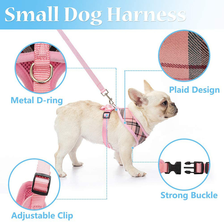 New Pet Products Small Dog Harness Leash Set Vest Dog Leashes Pet Accessories