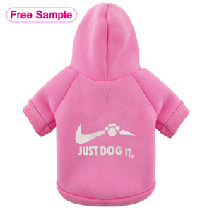 Big Small Large Size Luxury Soft Warm Custom Cotton Coat Pet Clothing Clothes Blank Dog Hoodies for Dogs