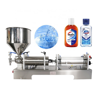 stainless steel automatic 5 litre Alcohol Shampoo Detergent viscous liquid filling machine