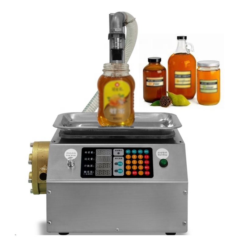 honey oil peanut butter sauce cream cosmetic high viscosity paste glass bottle can filling machine