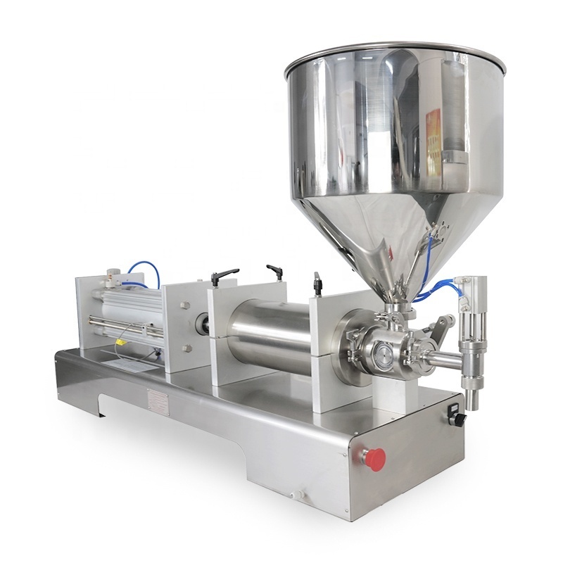 semi automatic cosmetic paste product lotion oil filling machine