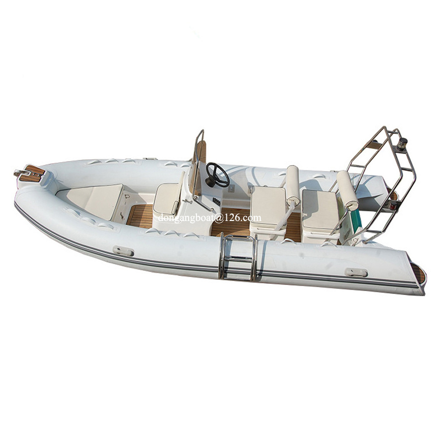 italian inflatable liya rib boat scuba diving fiberglass hypalon boat with motor and trailer