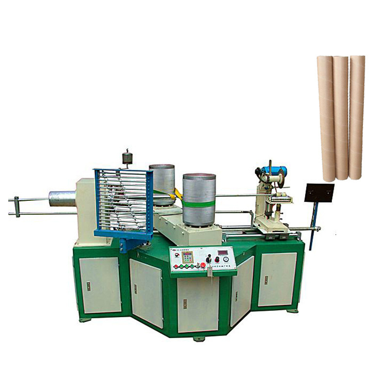 Full automatic paper tube curling machine for winding toilet paper tube